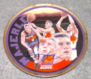 Dan Majerle Signed Autographed NBA Sports Impressions Plate, Phoenix Suns - Picture 1 of 1