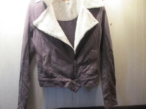 Juniors MUDD Light Weight Zip Front Double Snap Waist Band Jacket Size M - Picture 1 of 5