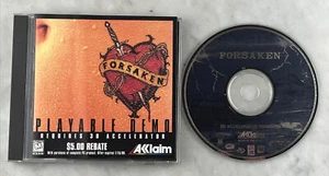 Videojuego de computadora de demostración jugable Akklaim Forsaken Windows 95 CD-ROM ver desc. - Imagen 1 de 5