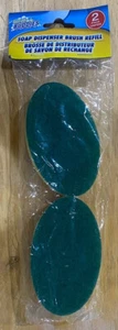 Scrub Buddies ~ Soap Dispenser Brush Refill ~ 2 Pack ~ Brand New - Picture 1 of 2