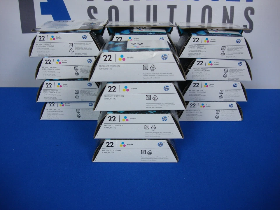 HP 22 (C9352AN140) Ink Cartridge - Tri-Color