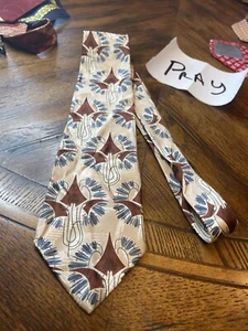 Seba Stani DECO DRESS SUIT DESIGNER NECKTIE TIE FREE SHIPPING - Picture 1 of 4