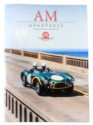 Aston Martin Quarterly Magazine AMOC Autumn 2022 Volume 56 Number 236 Automobile - Image 1 of 4