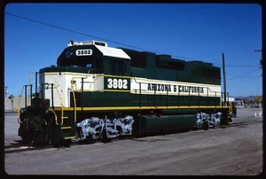 Original Rail Slide - ARZC Arizona & California 3802 Parker AZ 6-30-1991 - Picture 1 of 1