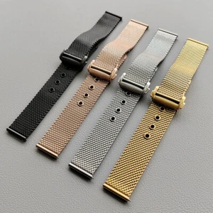 'Bond' mesh bracelet for Omega Seamaster - Stainless steel BOND type watch strap - Foto 1 di 15