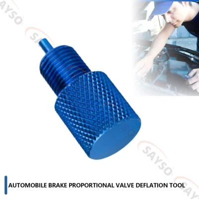 1PC Brake Proportioning Valve Bleeder Tool - Drum Brake Tool for Disc/Drum Blue - Image 1 of 4
