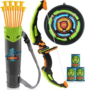 Kids Bow and Arrow Set with LED Flash Lights, Outdoor Archery Set Toy Gift - Picture 1 of 6