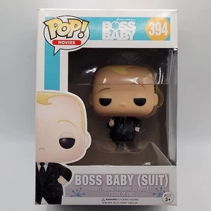 Funko Pop! Vinyl: Movies - Boss Baby Suit #394 Vaulted W/ Pop Protector N - Picture 1 of 12