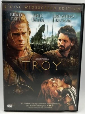 Troy DVD Widescreen Version Brad Pitt Eric Bana Orlando Bloom 2 Disc Set 2004 - Image 1 of 3