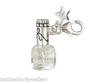 Tingle Sterling Silver Charm clip on Perfume bottle with Gift Bag and Box SCH27