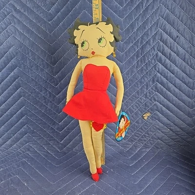 Vestido rojo muñeca tela Betty Boop 12" nuevo con etiquetas  Foto 1 de 4