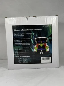 6FT Halloween Aufblasbare Zauberin Dekoration Auto Hexe Outdoor Hof Deko Neu - Bild 1 von 6