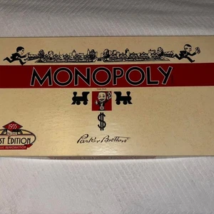 Vintage 2002 Monopoly 1935 Deluxe Erstausgabe klassische Reproduktion Brettspiel - Bild 1 von 8