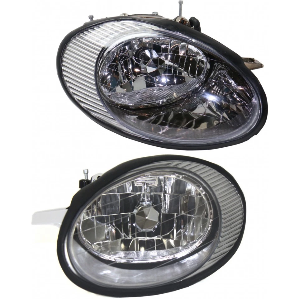 Par de faros para Ford Taurus 1996-1998 lado conductor y pasajero - bombilla incluida Foto 1 de 4