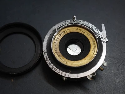 SCHNEIDER Angulon 90mm f6.8 + Synchro Compur-P 5x4" large format lens - Image 1 of 4