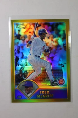 2003 Topps Chrome - Fred McGriff #22 Gold Refractor /449 - Image 1 of 2