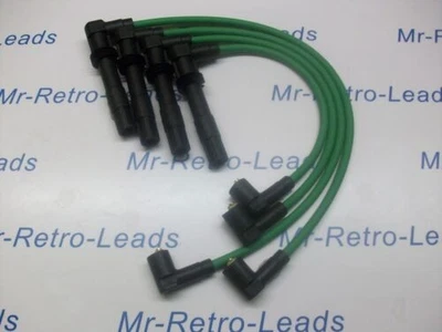 GREEN 8MM PERFORMANCE IGNITION LEADS WILL FIT AUDI A2 1.4 SEAT AROSA 1.4 1.6 16V - Image 1 of 4