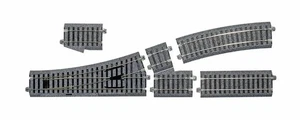 Kato HO Scale ~ Unitrack Left-hand Turnout ~ 555mm (21 5/8") Radius Curve ~2-852 - Picture 1 of 2
