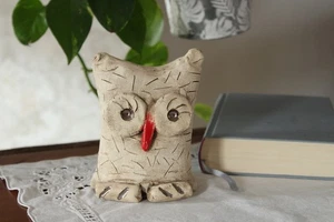 Búho de Kermik hecho a mano cerámica decoración del hogar decoración de jardín - Imagen 1 de 7