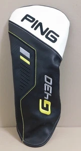 Cubierta de madera para conductor de golf Ping G430 bordada negra blanca amarilla S. cuero - Imagen 1 de 14