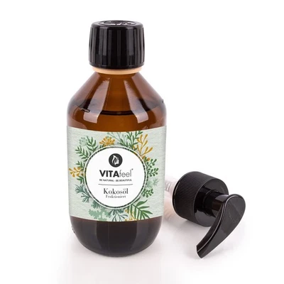 Olio di cocco MeaVita frazionato 1 confezione (1 x 250 ml) in bottiglia di vetro - Immagine 1 di 4