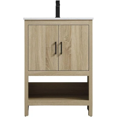 Mueble tocador de baño de mango elegante iluminación VF25224MW Ira 24 X 34 pulgadas Foto 1 de 4