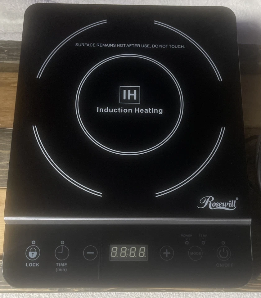 Rosewill Portable Induction Cooktop 1800 Watts,8 Power Levels, timer & temp EUC - Image 1 of 4