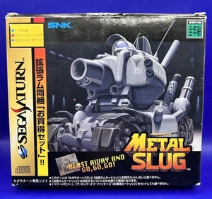 Sega Saturn Metal Slug + RAM boxed Japan SS game US Seller - Picture 1 of 16