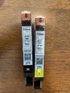 Canon PGI270 CLI-271 Ink Black And Yellow for Pixma printers- Open Box - Picture 1 of 3
