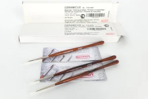 Renfert Ceramicus 2x 1703-0000 1x 1716-0002 Keramikpinsel Pinsel Dental Zahntech - Bild 1 von 3