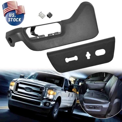 2011-2016 FOR Ford F250 F350 F450 F550 Super Duty Left Driver Seat Shield Bezel Foto 1 de 4
