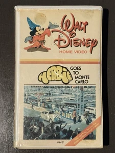 Herbie Goes to Monte Carlo (1977) VHS -- Vintage Sorcerer Mickey Cover - RARE - Picture 1 of 3