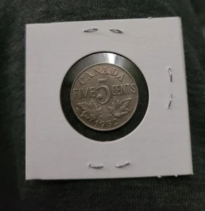 1932 Canada Far 2? Near S? 5 Cent Coin, AU real Nice Example Make Offer - Picture 1 of 6