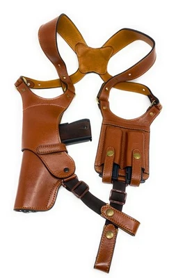 Cardini Leather Shoulder Holster for 1911 Style Pistols - Image 1 of 4