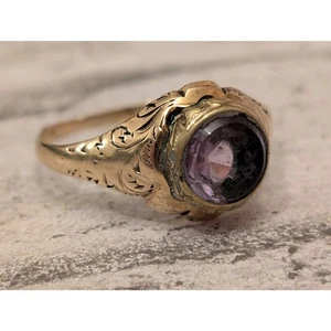 Delicado anillo para mujer con piedra morada - Imagen 1 de 12
