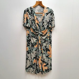 Ghost London Silk Mid-Length Dress Multicolour Size 18 - Picture 1 of 9