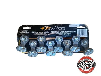 DEKA BATTERY TERMINAL SIDE POST 00192 CARD OF 8 USA NOS - Image 1 of 4