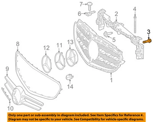 Mercedes MERCEDES-BENZ OEM Front Bumper Grille Grill-Support Screw 000000000281 - Picture 1 of 2