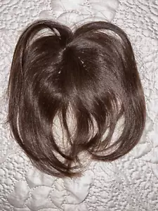 Think Pink Collection wig hair topper dark brown NWOT - Picture 1 of 5