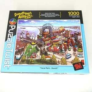 PuzzleTwist Canal Park Duluth 1000 Pc Jigsaw Puzzle Michael Birawer Minnesota - Picture 1 of 8