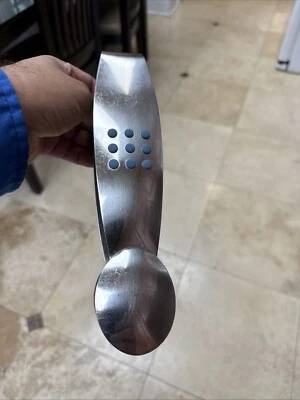 Michael Graves Design Хром Салат Кухонные Щипцы для Льда Постмодернистский Дизайн с Подписью - Изображение 1 из 4