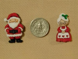 Mindadores de aguja Mr & Mrs Claus de SandrasStitchStash - Imagen 1 de 1