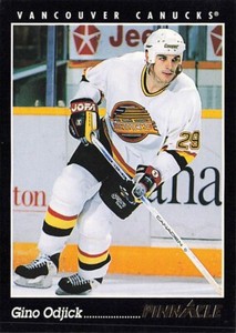 1993 Pinnacle  #308 Gino Odjick Vancouver Canucks
