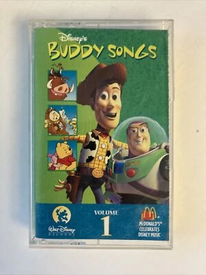 1996 DISNEY Buddy Songs Vol. 1 Disney's Rare McDonald’s Promo Cassette TESTED 👍 - Image 1 of 4