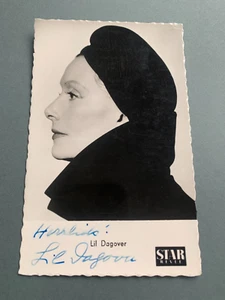 LIL DAGOVER (†1980) signed seltene Autogrammkarte 9x14 Autogramm - Picture 1 of 2