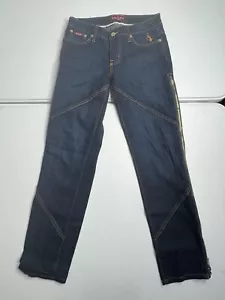 VINTAGE Baby Phat Jeans Y2K Zipper Leg Zip Women’s Size 5 NWOT Gold Zippers - Picture 1 of 11