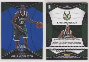 2016-17 Panini Totally Certified Blue /99 Khris Middleton #28