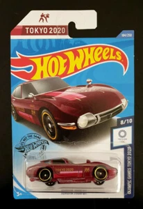 Hot Wheels Tokyo Olympics 2020 Toyota 2000 GT Diecast Maroon Car Karate Theme - Picture 1 of 10
