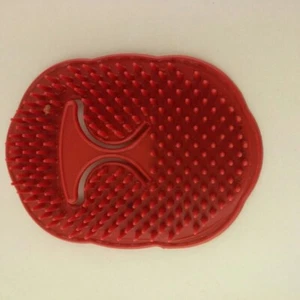 All Purpose Pocket Brush Hair Lint Scrubber Gadget Red Barber - Picture 1 of 4