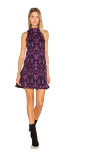 Vestido tejido Free People Amelia púrpura patrón combinado talla L nuevo con etiquetas - Imagen 1 de 3